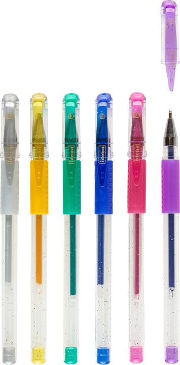 Produktbild Idena Glitter Gel Pen 6er (Mehrfarbig, 6 x)