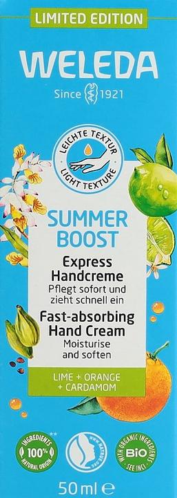 Produktbild Weleda Summer Boost Express Handcreme Tb 50 ml (50 ml)