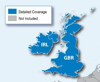 Produktbild Garmin City Navigator Europa NT Grossbritannien, Nordirland und Irland