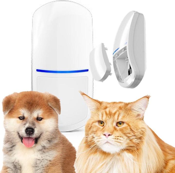 Produktbild Satel SLIM-DUAL-PET motion detector Passive infrared (PIR) sensor Wireless Ceiling/wall White (13 m)