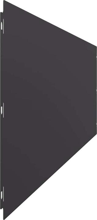 Produktbild VidaXL Rasenkanten 20 Stk. Schwarz 25x103 cm Kaltgewalzter Stahl Gartenkante (103 cm)