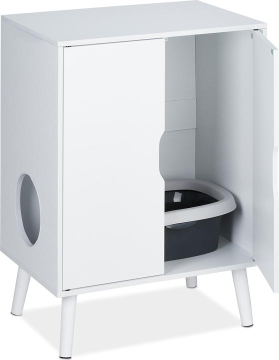 Actual product image Relaxdays Cat cabinet (Cat litter box closed)