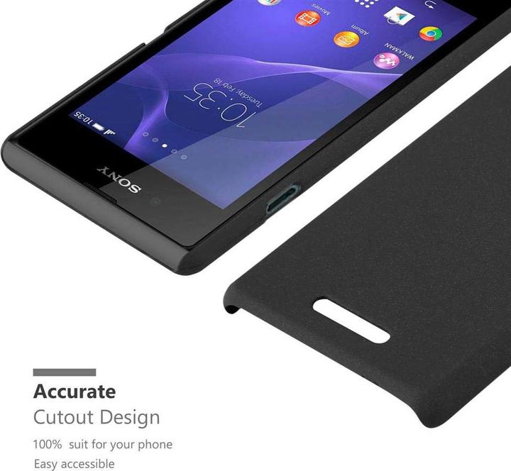 Actual product image Cadorabo Hard Cover Frosty Cover (Sony Xperia E3)
