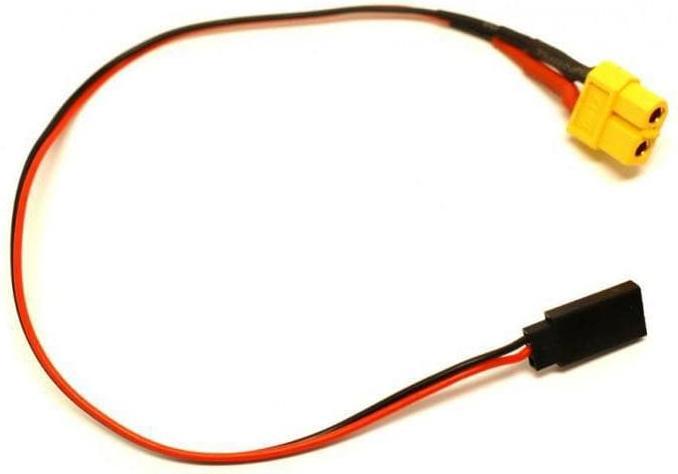 Actual product image EP Charging cable XT60 to Futaba socket