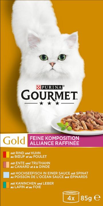 Immagine prodotto Gourmet Composizioni raffinate (Adulto, 4 pz., 85 g)