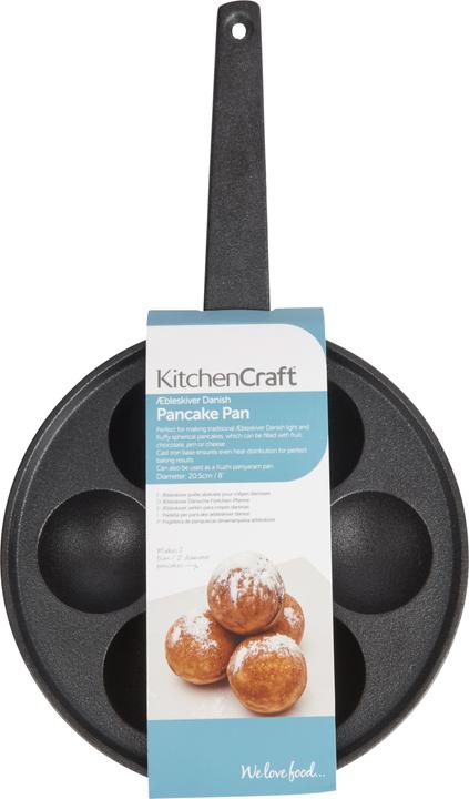 Produktbild Kitchen Craft Dänische Förtchen-Pfanne (20.50 cm, Bratpfanne, Gusseisen)