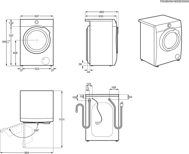 Immagine prodotto Electrolux Wasl2e300 (9 kg, A sinistra)