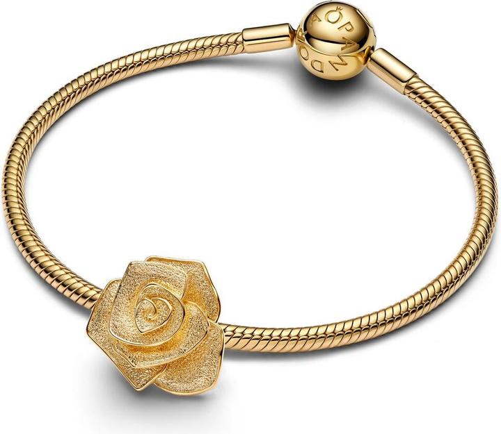 Produktbild Pandora Grosses Blühende Rose Charm (Vergoldet, Metall)