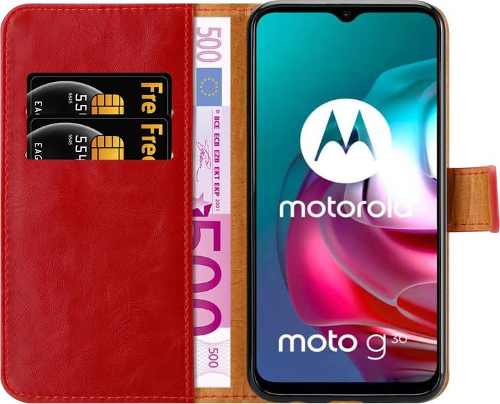 Produktbild Cadorabo Luxury Book Hülle (Motorola Moto G10, Motorola Moto G30)