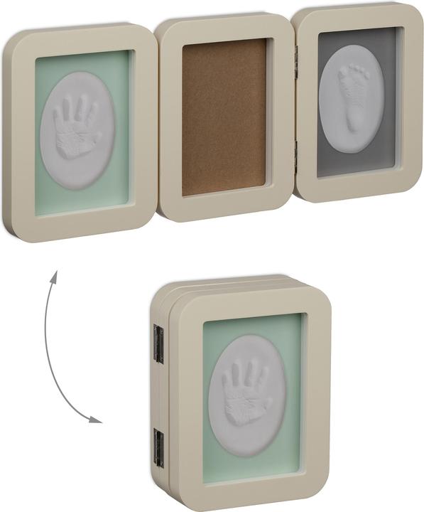 Image du produit Relaxdays Kit de moulage en plâtre pour bébé