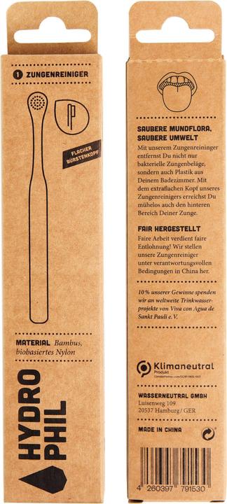 Image du produit Hydrophil Gratte-langue en bambou (1 x)
