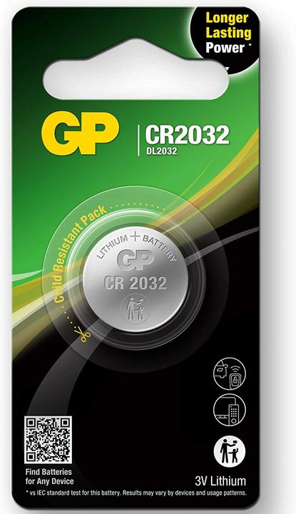 Actual product image GP Batteries Lithium Cell (1 pcs., CR2032, 240 mAh)
