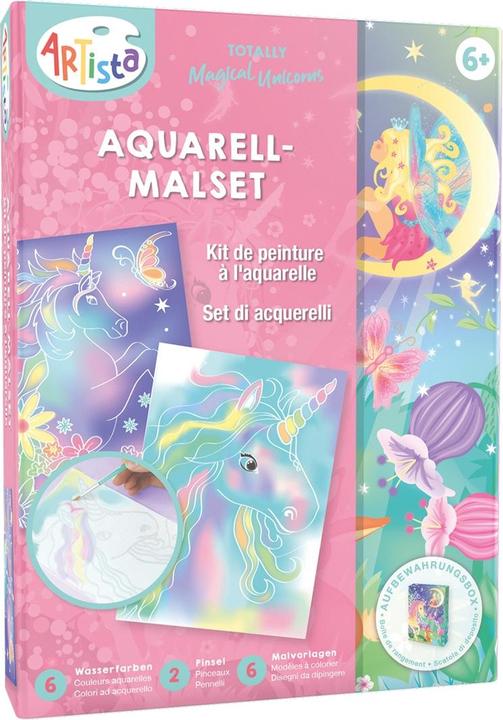 Actual product image Artista Watercolor unicorn