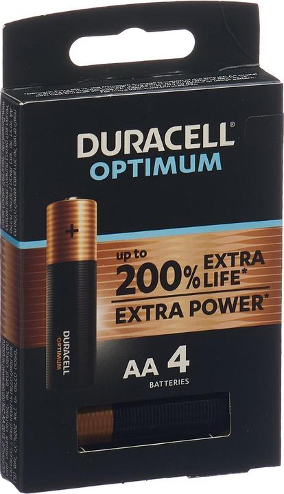 Duracell Optimum 4-pack AA batteries