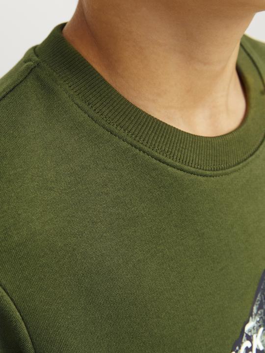 Actual product image Jack & Jones Jcomountain Logo Sweat Crew Neck Sn Jnr (128)