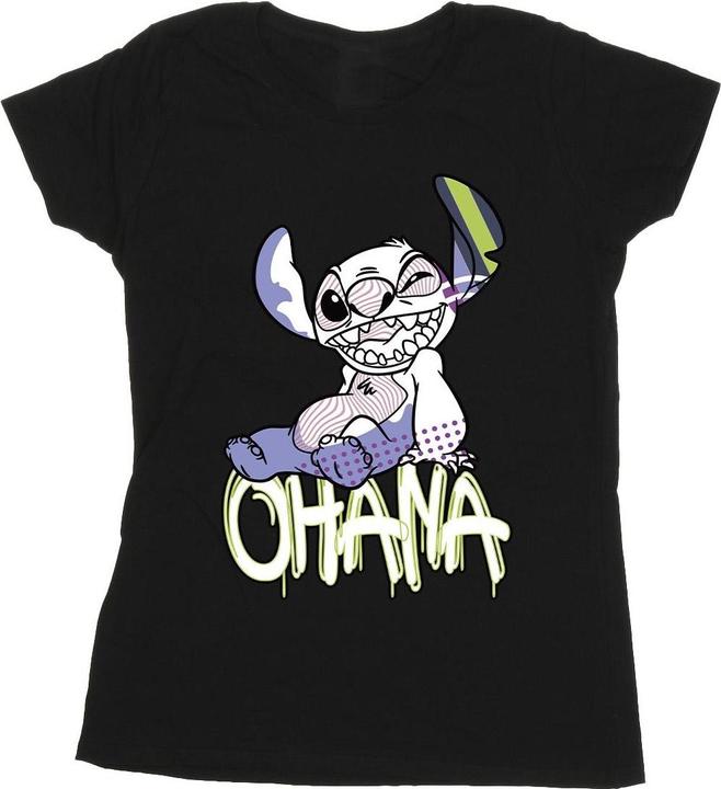 Produktbild Disney Lilo And Stitch Ohana Graffiti TShirt (L)