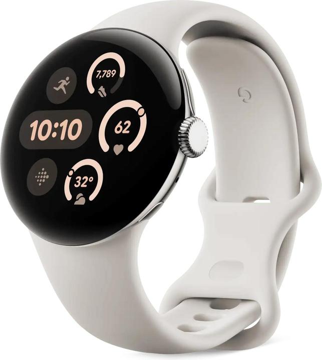 Immagine prodotto Google Pixel Watch 3 (45 mm), Active Band, Porce (Fluoroelastomero)