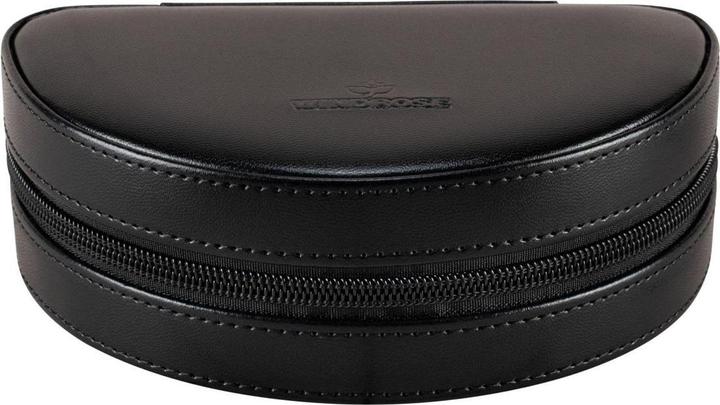 Image du produit Windrose 803924.09 - Petit étui à bijoux avec fermeture éclair Merino Moda noir