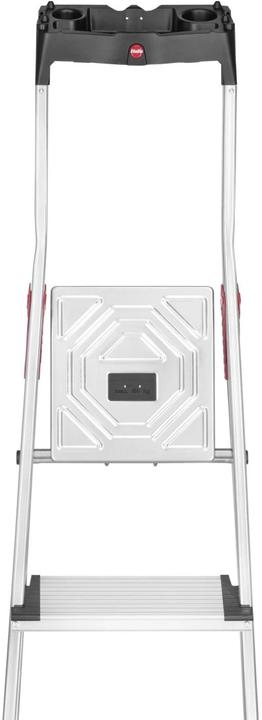 Actual product image Hailo L80 ComfortLine, aluminium safety stepladder, 6 steps (Stepladder, 116 cm)