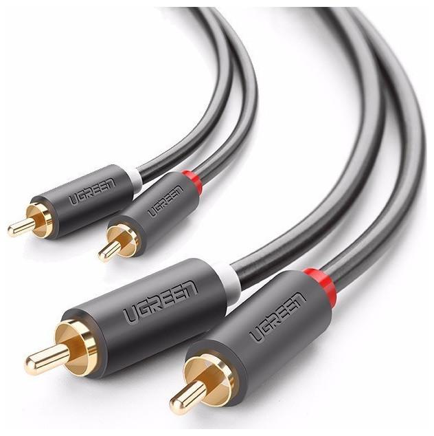 Actual product image Ugreen 2RCA (Cinch) to 2RCA (Cinch) Cable 3m (black) (3 m)
