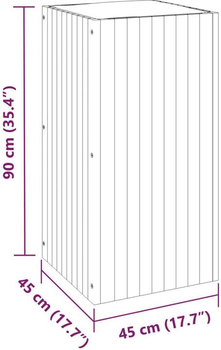 Produktbild VidaXL Pflanzkübel Akazie