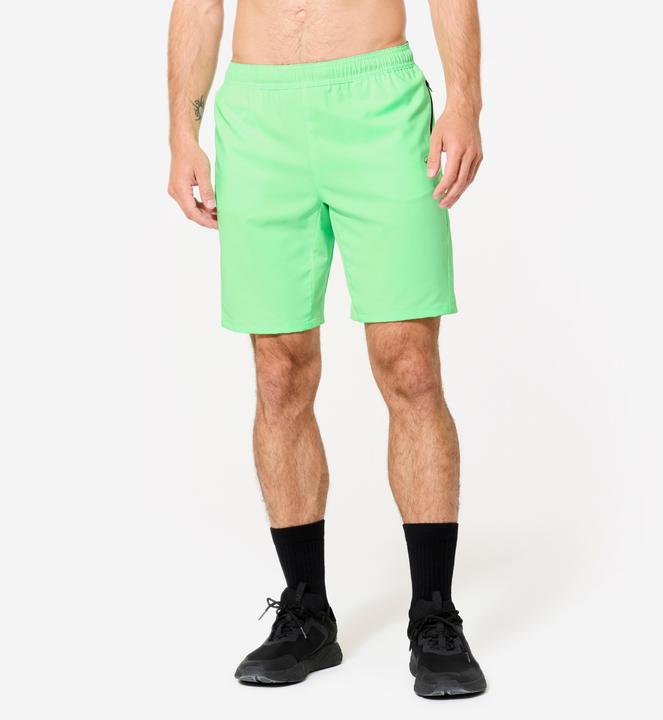 Domyos Shorts Reissverschlusstaschen - neongrün (3XL)