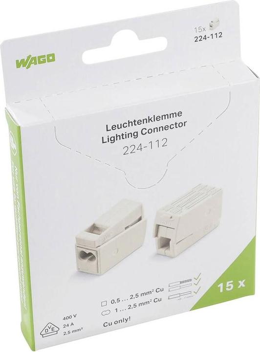 Produktbild Wago 2-in-1 Leuchtenklemme