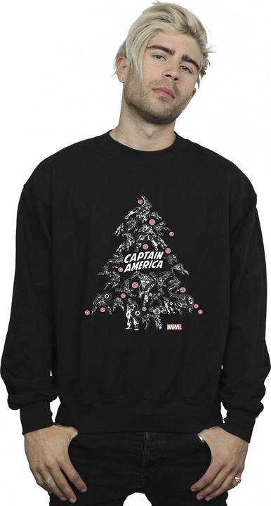 Produktbild Captain America Christmas Tree Sweatshirt (3XL)