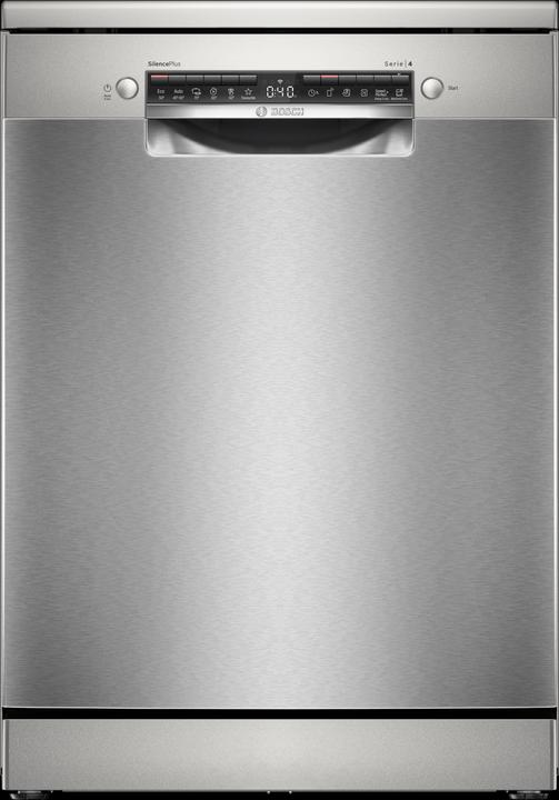 Produktbild Bosch Hausgeräte Serie 4, Freistehender Geschirrspüler, 60 cm, Gebürsteter Stahl mit Anti-Fingerprint, SMS4EVI08E