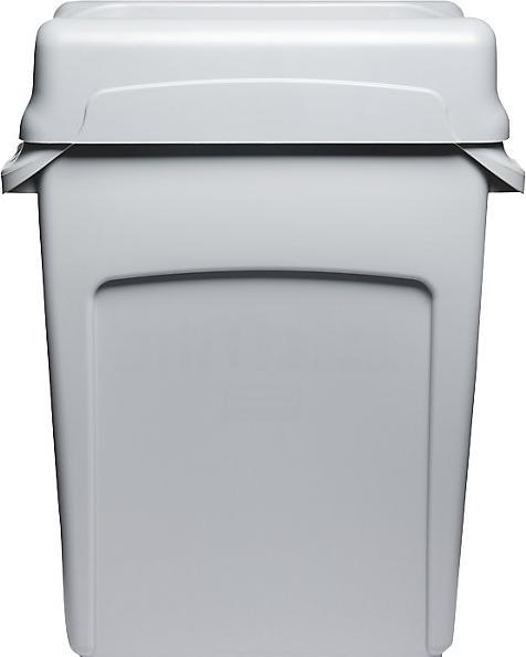 Actual product image Rubbermaid SLIM JIM® recyclable waste collector, capacity 60 l, swing lid, grey. (60 l)