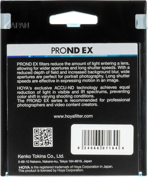 Produktbild Hoya PRO ND EX 64 Filter (77 mm, ND- / Graufilter, 77 mm)