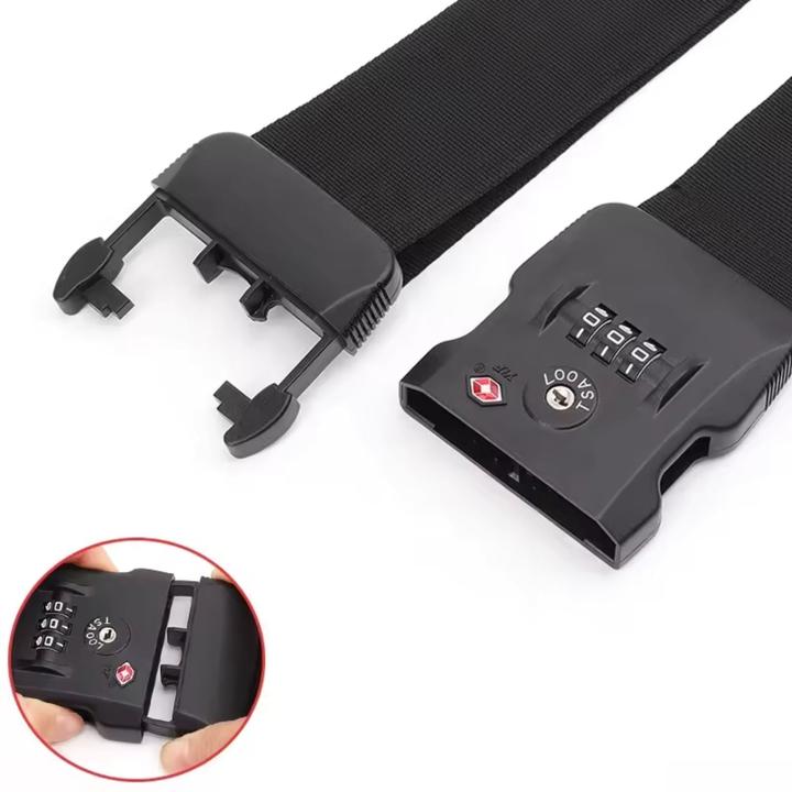 Image du produit Hermex Sangle à bagages Sangle de sécurité pour valise avec serrure à combinaison TSA (Sangles à bagage)