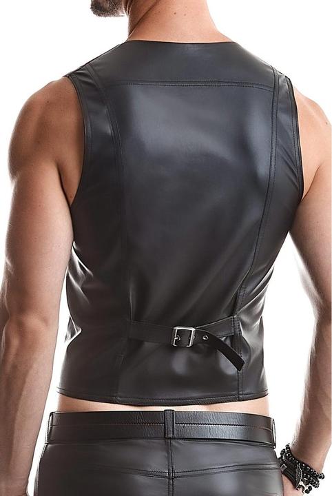 Actual product image Regnes Fetish Planet Men's waistcoat in black (5XL)