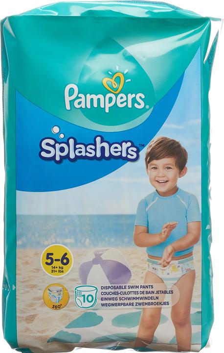 Produktbild Pampers Splashers (Gr. 5, Gr. 6, Tragepack, 10 Stück)