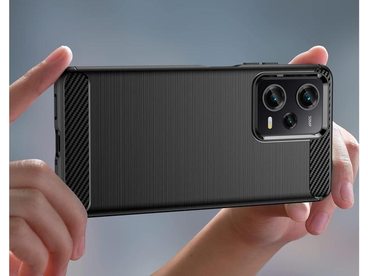 Actual product image Screenguard Xiaomi Poco X5 Pro 5G Hull Carbon Brushed Soft TPU (Oppo Reno 5 Pro 5G)