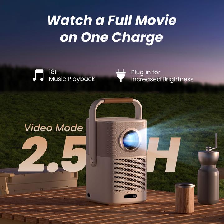 Actual product image Yaber T2 Plus LED projector (Full HD, 450 lm)