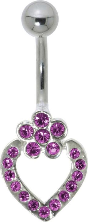 Produktbild Bijouteria Bauchpiercing (Edelstahl, Silber 925, Kristall)