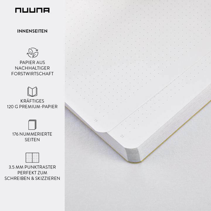 Actual product image Nuuna Notebook (13.5 x 20 cm, Dotted, Hardcover)