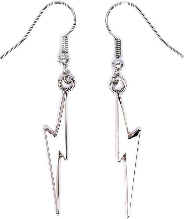 Image du produit GED Harry Potter Lightning Bolt Earrings (métal argenté)