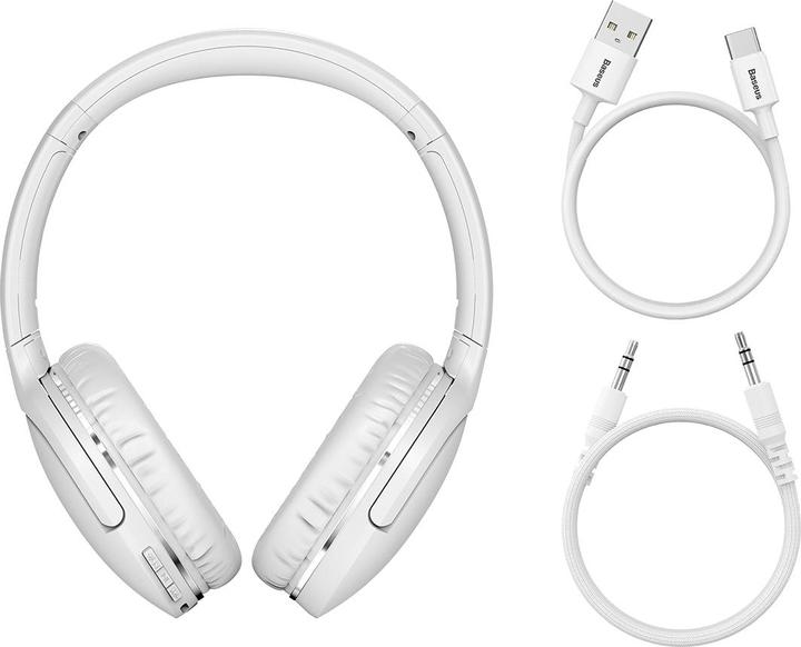 Produktbild Baseus Encok headphone D02 Pro White (40 h, Kabellos)