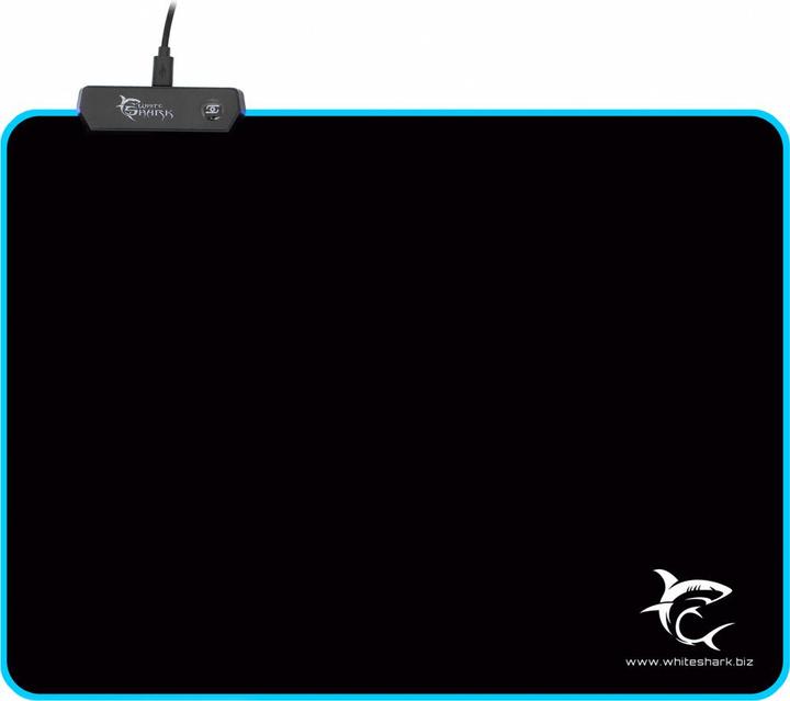Immagine prodotto White Shark Tappetino per mouse per giochi con illuminazione RGB Luminous L, 350x250x3mm (M)