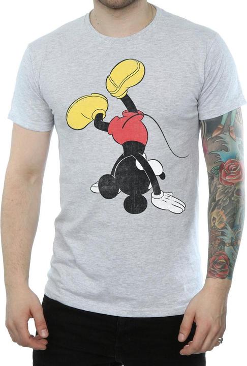 Actual product image Disney Mens Mickey Mouse Upside Down T-Shirt (S)