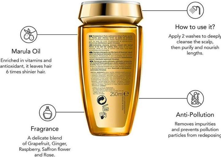 Actual product image Kérastase Elixir Ultime Bain Elixir Ultime (250 ml, Liquid shampoo)