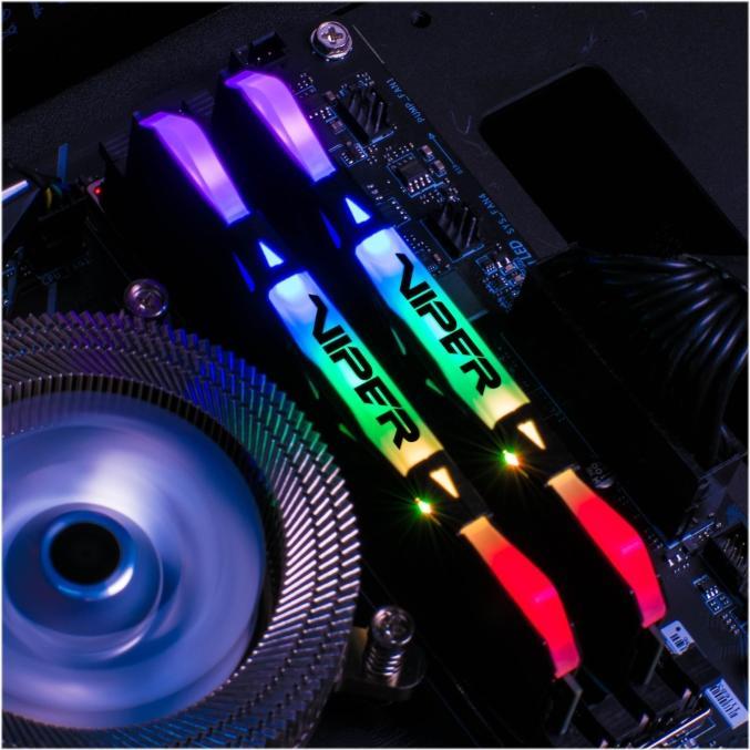 Actual product image Patriot Viper Steel RGB (2 x 32GB, 3200 MHz, DDR4-RAM, DIMM)