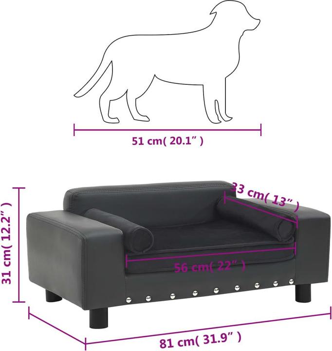 Actual product image VidaXL Hundesofa (Dog)