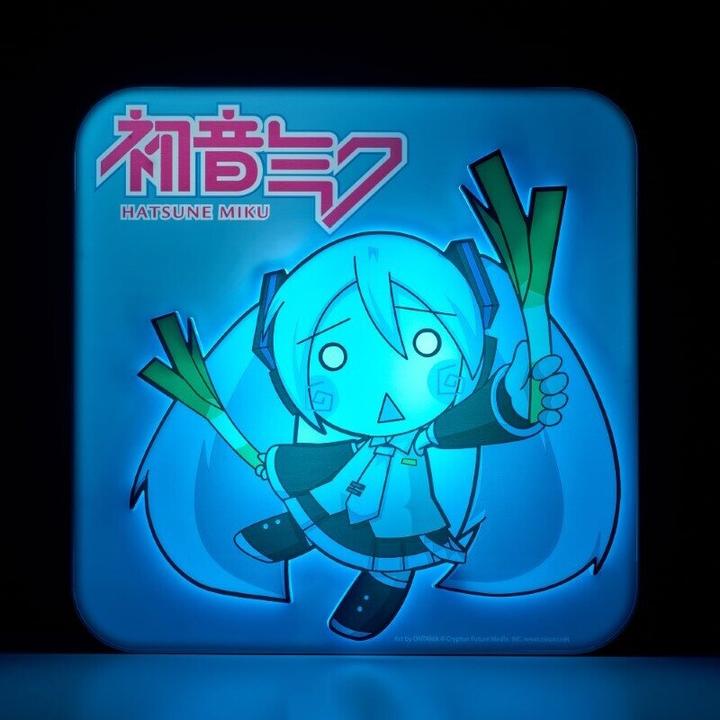 Actual product image Numskull Official Hatsune Miku 3D table lamp / wall lamp
