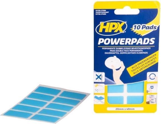 Actual product image HPX Double sided adhesive pads (10 pcs) - 20mm x 40mm
