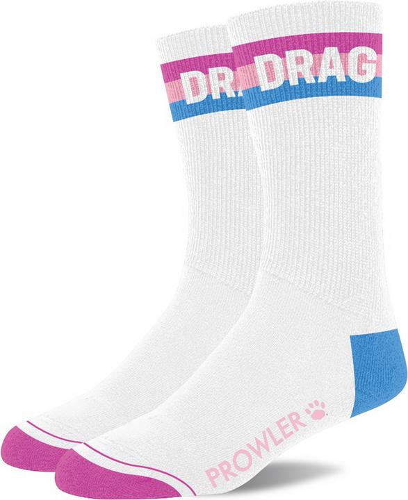 Productafbeelding Prowler Drag Socks - White/Pink/Blue (Eén maat voor iedereen)