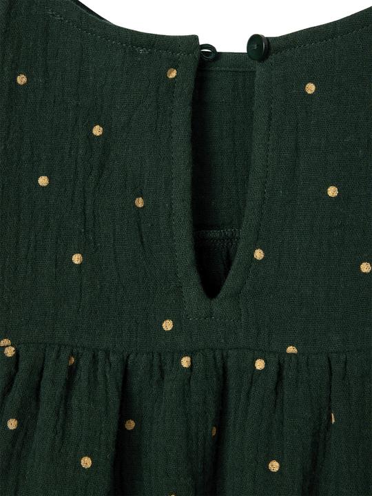Actual product image Vertbaudet Girls' dress with flounces, muslin (110)