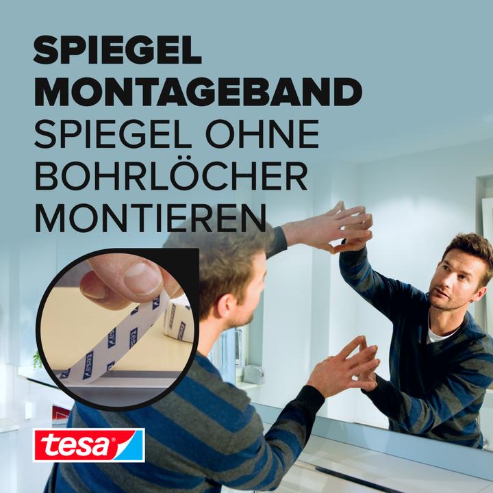 Image du produit tesa Ruban de montage Powerbond miroir (19 mm)